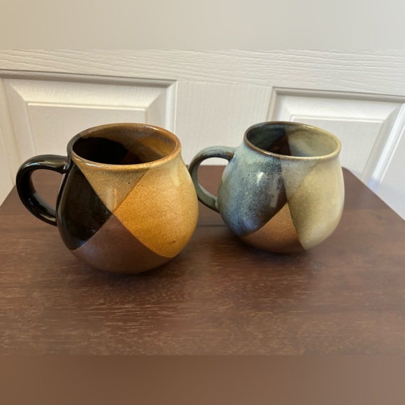 2 Vintage Pottery Craft ‘USA 70s Expression Face Ceramic Mugs - Picture 12 of 12